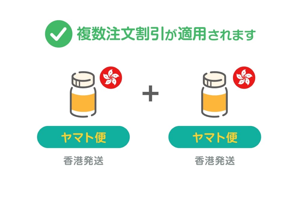 複数注文割引が適用されます