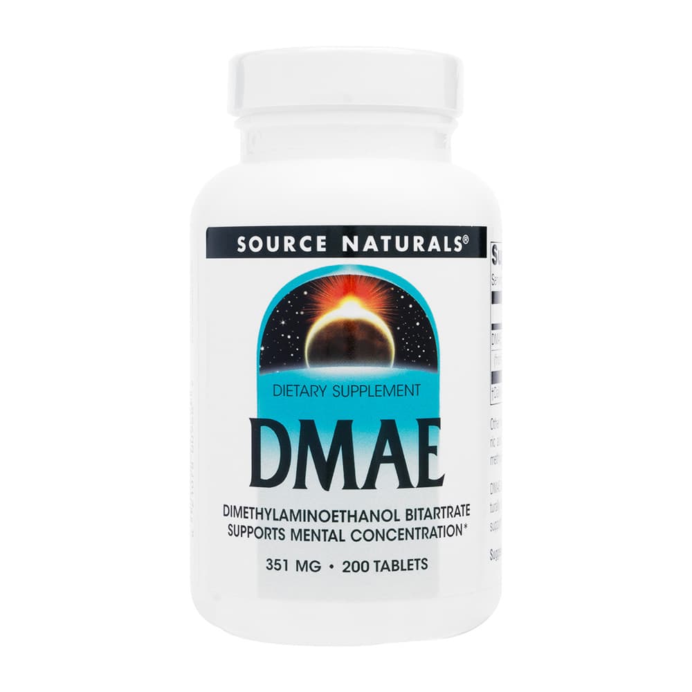[SOURCE NATURALS]DMAE 351mg 【1本200錠】