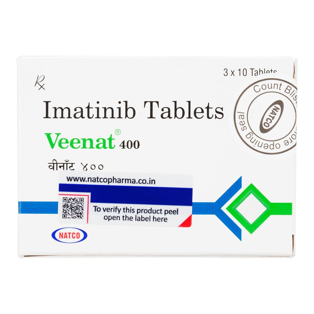 [グリベックジェネリック]ビーナット(Veenat)400mg 【1箱30錠】