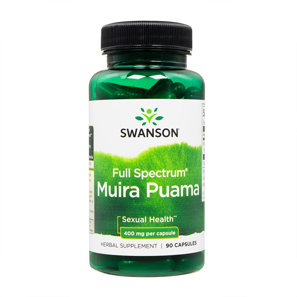 [SWANSON]フルスペクトラムムイラプアマ400mg 【1本90錠】