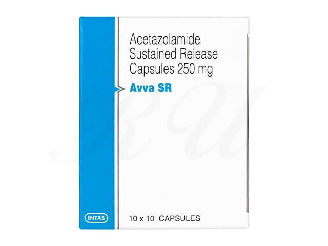 [ダイアモックスジェネリック]AvvaSR250mg 【1箱100錠】