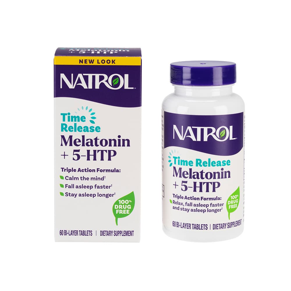 [NATROL]Melatonin + 5-HTP Advanced