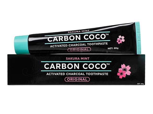 [CarbonCoco]アクティベーティッドチャコールトゥースペースト(桜ミント) 【1箱80g】