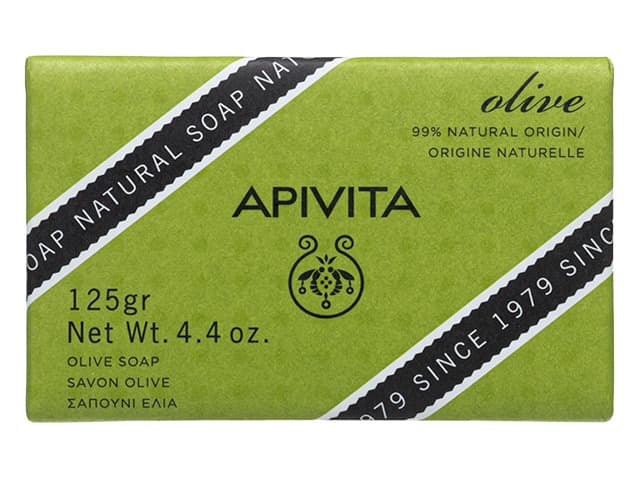 [Apivita]ナチュラルソープ(オリーブ) 【1個125g】