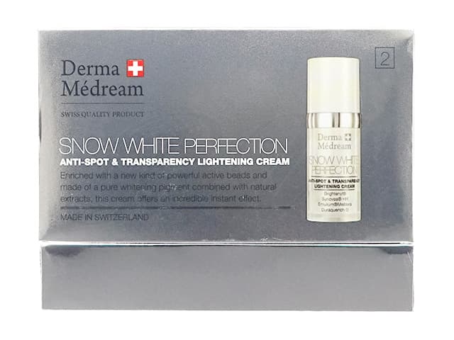 [Derma Medream]スノーホワイトアンチスポット＆トランスペアレンシーライトニングクリーム 【1箱E10ml x 5本】