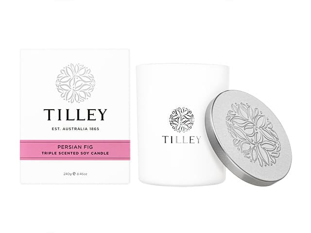 [Tilley]ペルシアンフィグトリプルセンティッドソイキャンドル 【1本240g】