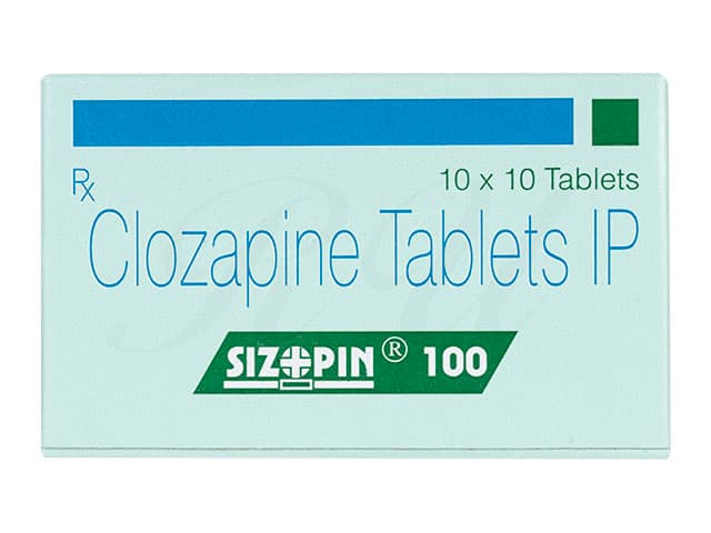 [クロザリルジェネリック]シゾピン100mg 【1箱100錠】
