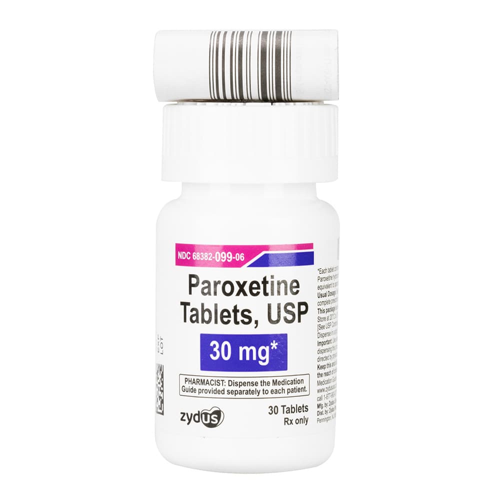 [パキシルジェネリック]パロキセチン30mg 【1本30錠】