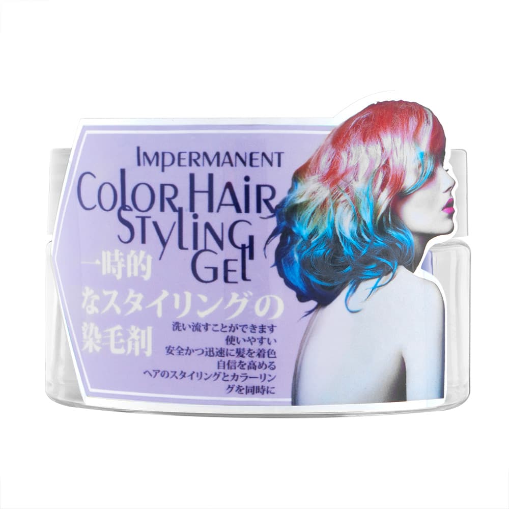 [o'Naomi]インパーマネント カラーヘアスタイリングジェル(グレイッシュバイオレット) 【1本75g】