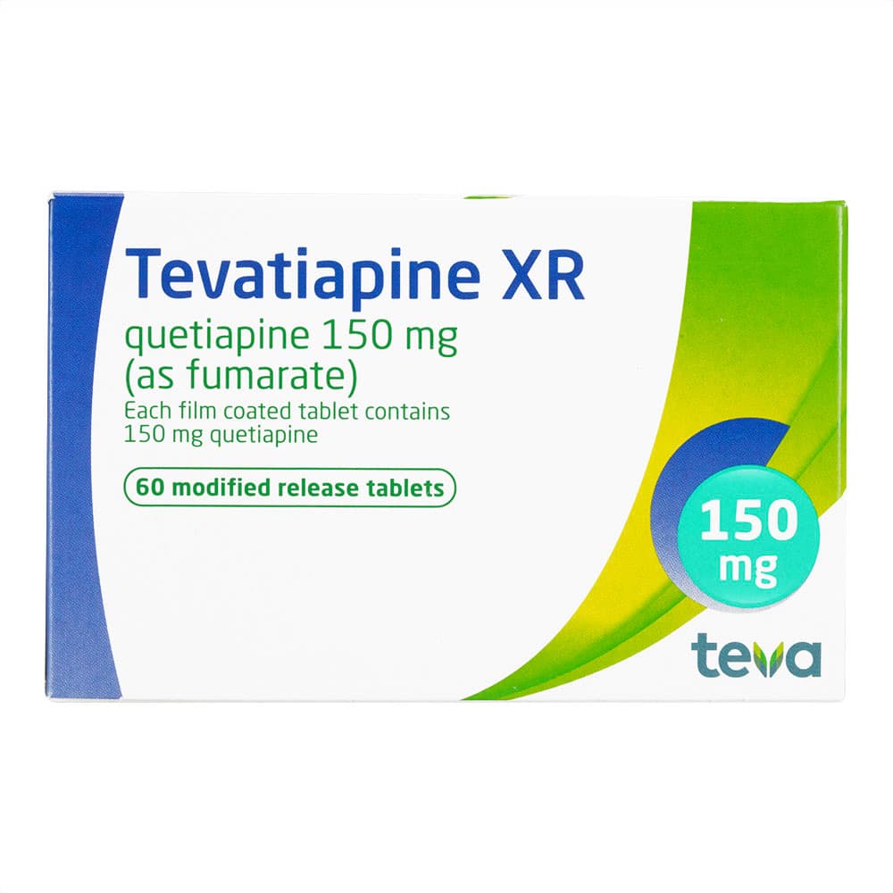 [ビプレッソジェネリック]テバチアピンXR150mg 【1箱60錠】