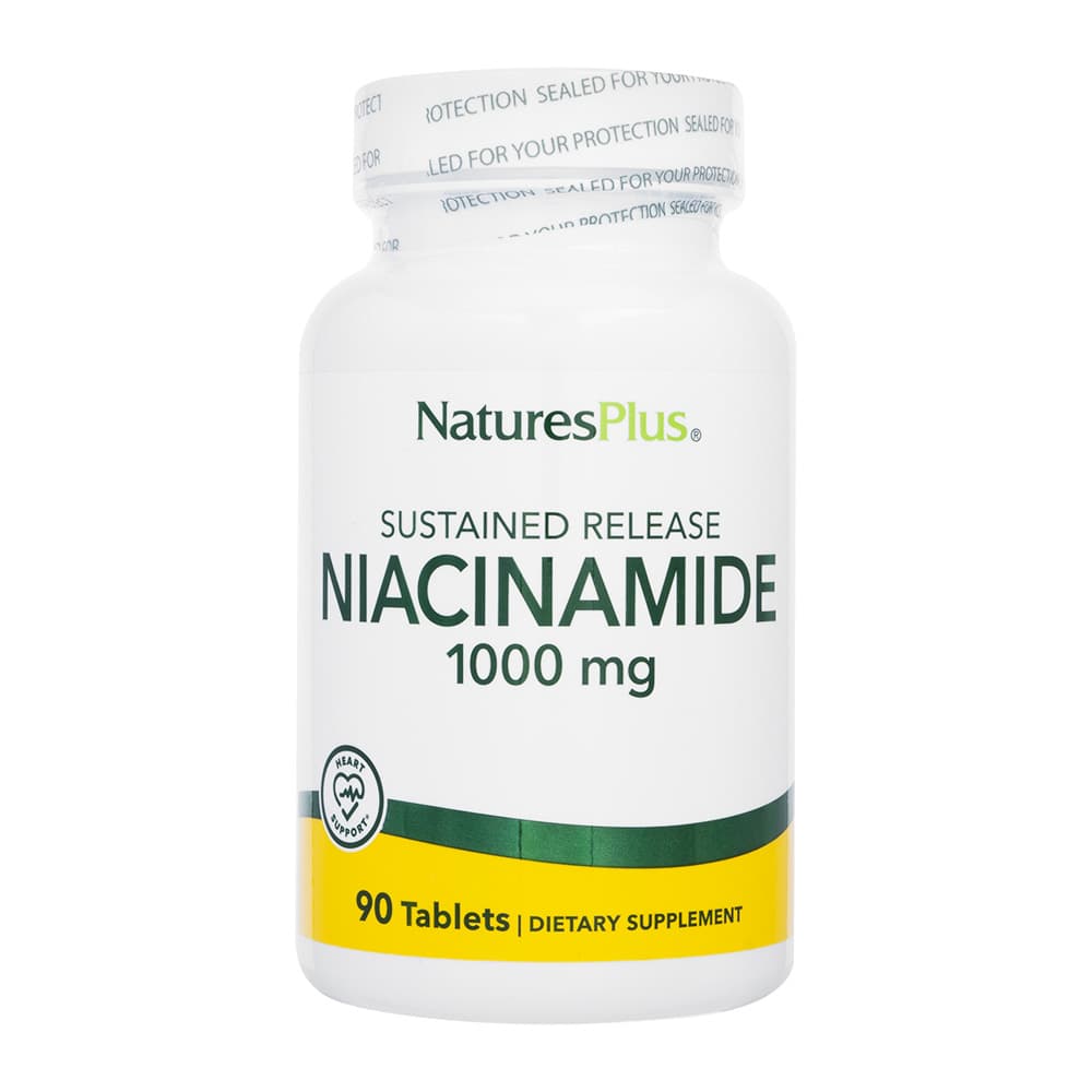 [NaturesPlus]サステインドリリース ナイアシンアミド1000mg 【1本90錠】