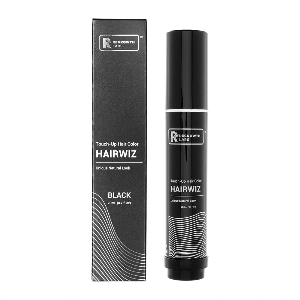 リグロースラボ ヘアウィズ タッチアップヘアカラー・ブラック[REGROWTH LABS] 【1本20ml】